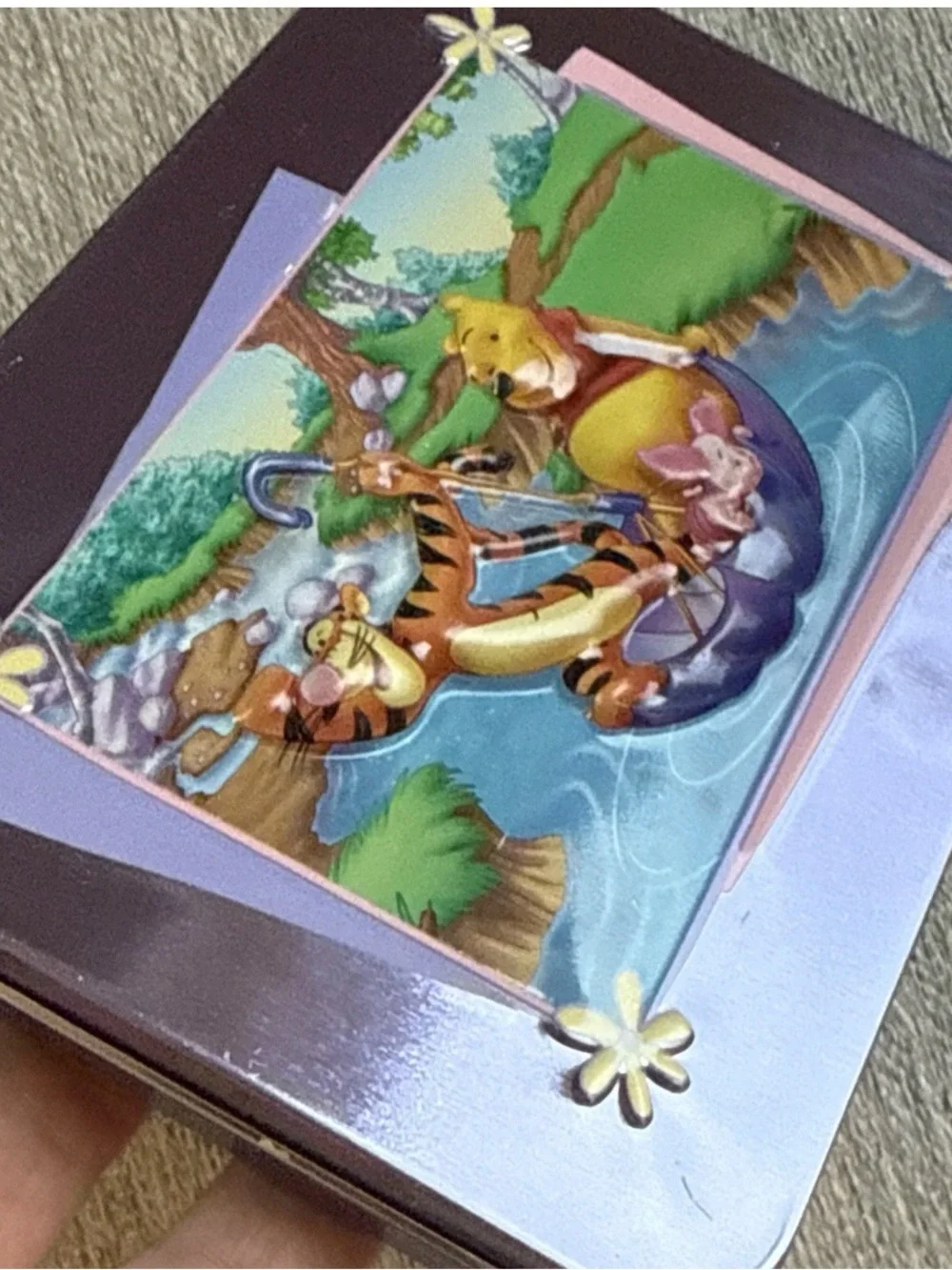 Disney Winnie the Pooh Collectible 3D Tin W 2 Decks /Sets Playing Cards Complete